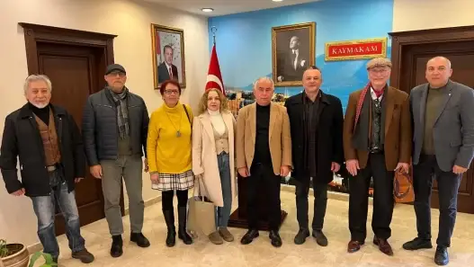 Bodrum Gazete Yayıncıları Cemiyeti’nden Kaymakam Mustafa Çit’e Ziyaret 9 Bodrum Gazete Yayincilari Cemiyetinden Kaymakam Mustafa Cite Ziyaret
